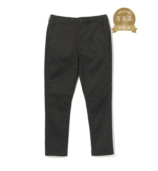 BEAMS「ストレッチテーパードチノ」|チノ|BLACK