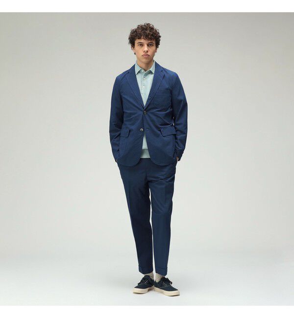 BEAMS PLUS「IVY Trousers Ankle Cut Seersucker」|チノ|