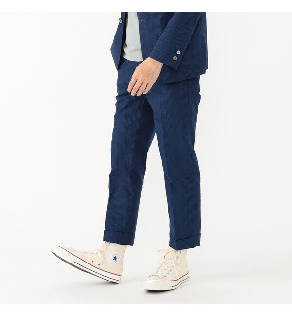BEAMS PLUS「IVY Trousers Ankle Cut Seersucker」|チノ|