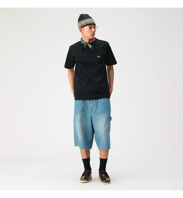 BEAMS「【別注】LACOSTE / バッジ Tシャツ」|Tシャツ・カットソー|