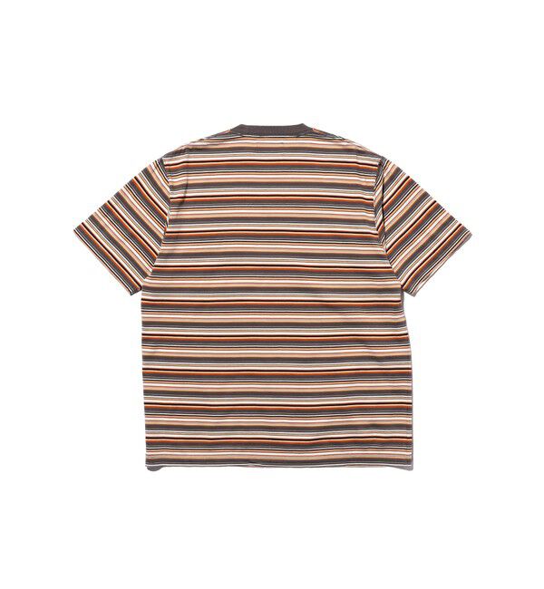 BEAMS PLUS「Pocket Tee Multi Stripe Tee」|Tシャツ・カットソー|
