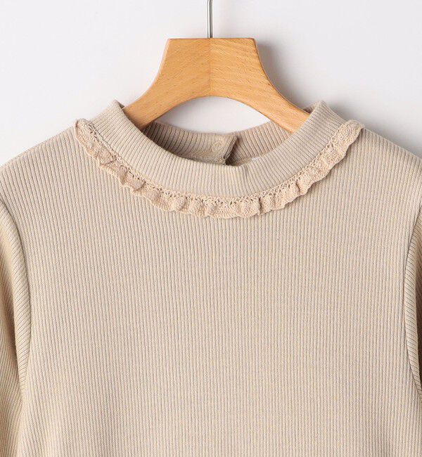 SHIPS KIDS「SHIPS KIDS:140～150cm / リブ&times;ファンシー ツイード ワンピース」|ワンピース|