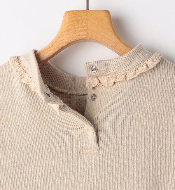 SHIPS KIDS「SHIPS KIDS:140～150cm / リブ&times;ファンシー ツイード ワンピース」|ワンピース|