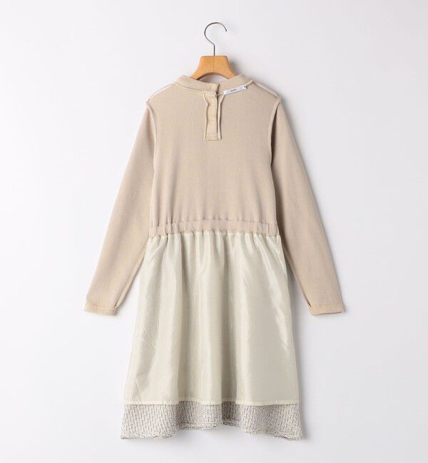 SHIPS KIDS「SHIPS KIDS:140～150cm / リブ&times;ファンシー ツイード ワンピース」|ワンピース|