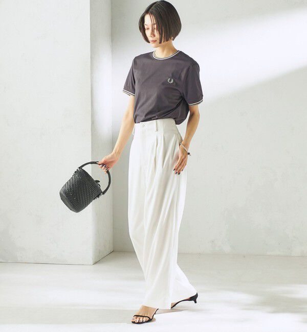 SHIPS for women「FRED PERRY:M1588 TWIN TIPPED TEE」|Tシャツ・カットソー|