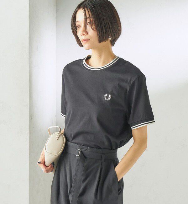 SHIPS for women「FRED PERRY:M1588 TWIN TIPPED TEE」|Tシャツ・カットソー|