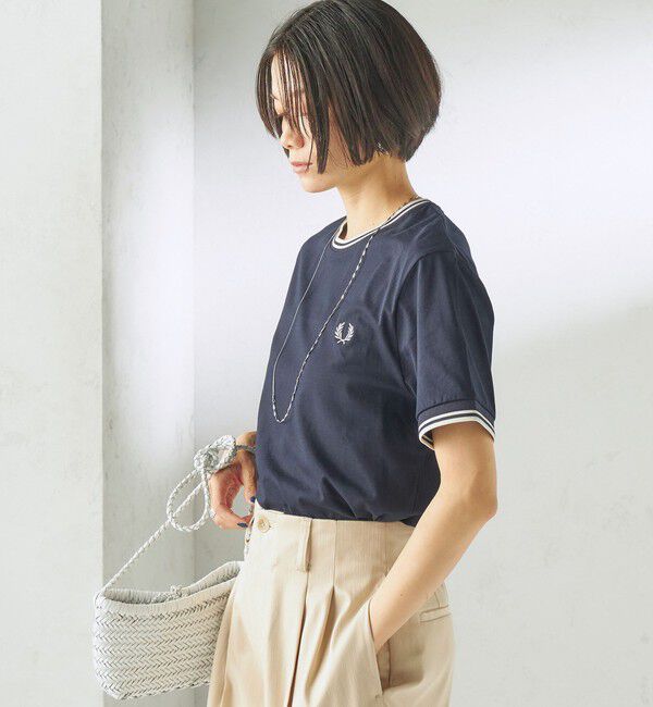 SHIPS for women「FRED PERRY:M1588 TWIN TIPPED TEE」|Tシャツ・カットソー|
