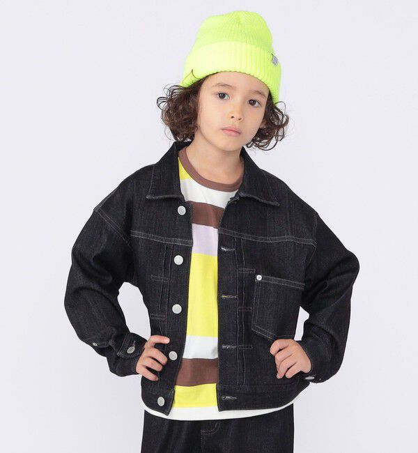 SHIPS KIDS「SHIPS KIDS:100～130cm /ヴィンテージ ライク デニム ジャケット」|デニムジャケット|