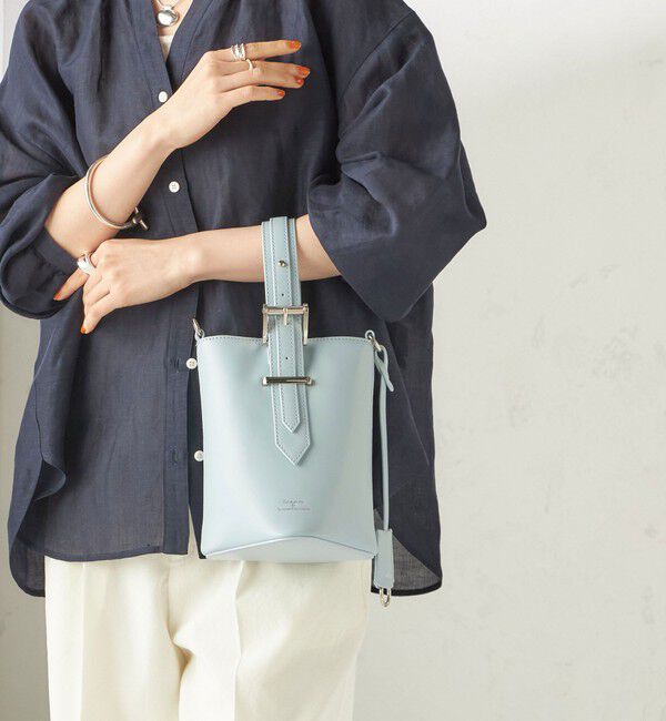 SHIPS for women「【WEB限定】George Cinq:BUCKET BAG（S）」|トートバッグ|ライトブルー