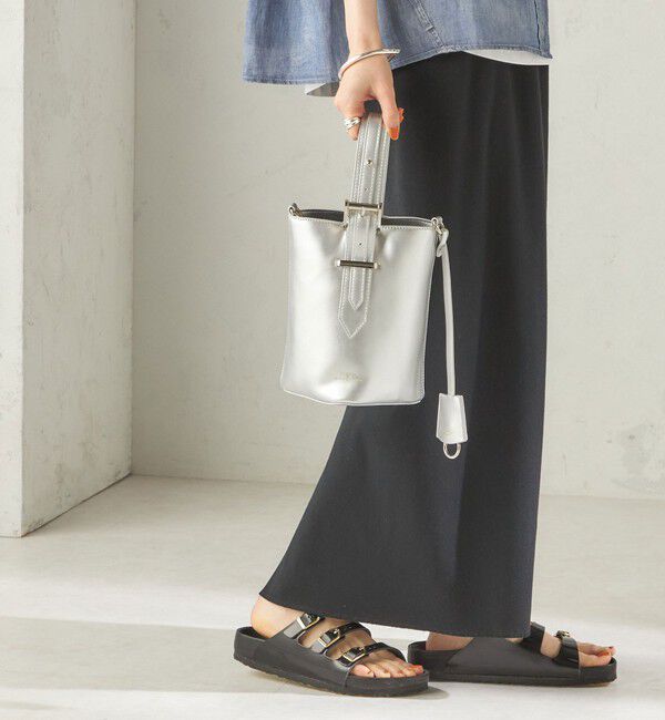 SHIPS for women「【WEB限定】George Cinq:BUCKET BAG（S）」|トートバッグ|シルバー