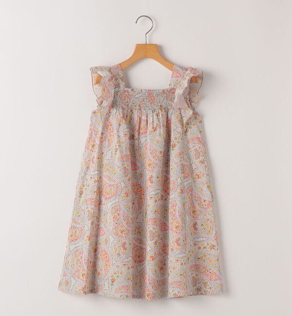 SHIPS KIDS「SHIPS KIDS:100～130cm / リバティ ノースリーブ ワンピース」|ワンピース|