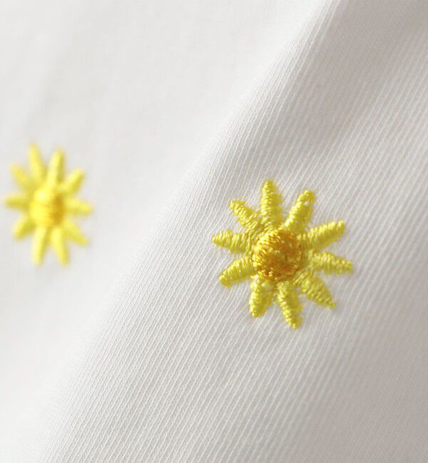 SHIPS Colors 「SHIPS Colors:90～140cm / リンク フラワー刺繍 Tシャツ◇」|Tシャツ・カットソー|
