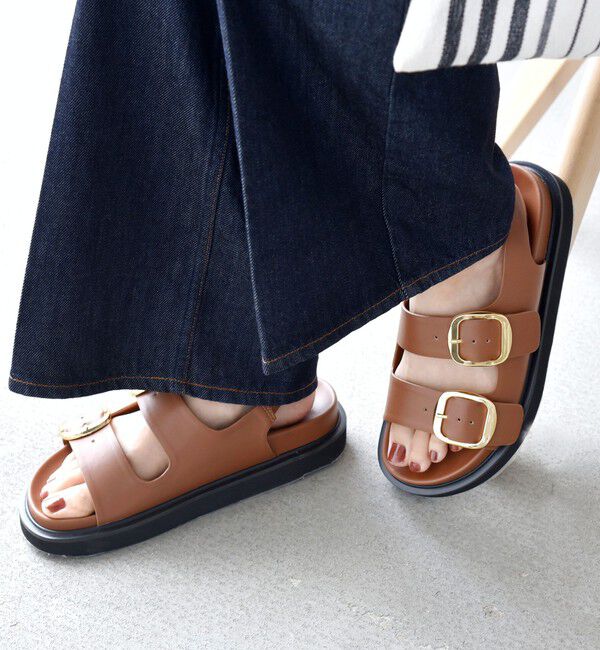SHIPS for women「NORMSKOR: フット ベルト サンダル」|サンダル|キャメル