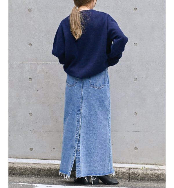 OUTDOOR PRODUCTS Usual Things「追加6 ULTデニムスリットリーンスカート」|スカート|