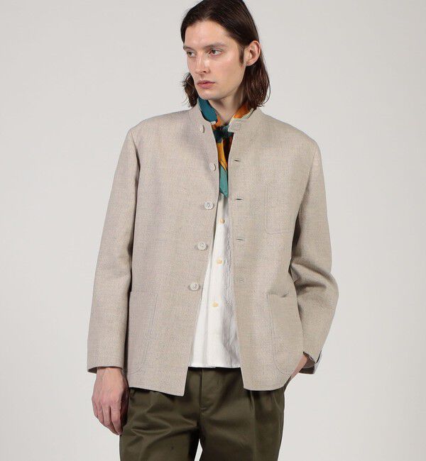 TOMORROWLAND BUYING WEAR「【別注】CARUSO コットンリネンウール フォレスティエールジャケット」|ブルゾン・スタジャン|