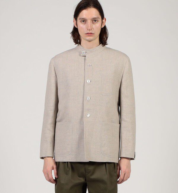 TOMORROWLAND BUYING WEAR「【別注】CARUSO コットンリネンウール フォレスティエールジャケット」|ブルゾン・スタジャン|