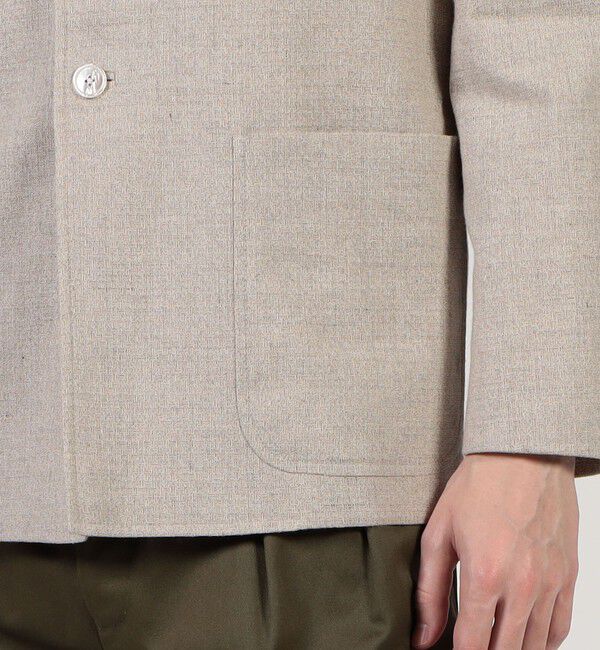 TOMORROWLAND BUYING WEAR「【別注】CARUSO コットンリネンウール フォレスティエールジャケット」|ブルゾン・スタジャン|