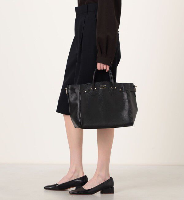 TOMORROWLAND GOODS「YOUNG&OLSEN EMBOSSED LEATHER BELTED バッグ」|トートバッグ|