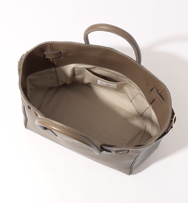 TOMORROWLAND GOODS「YOUNG&OLSEN EMBOSSED LEATHER BELTED バッグ」|トートバッグ|