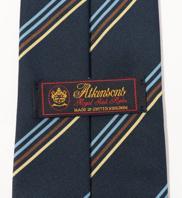 TOMORROWLAND GOODS「Atkinsons アイリッシュポプリン レジメンタルストライプネクタイ」|ネクタイ・蝶ネクタイ|
