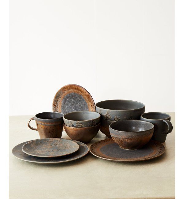 journal standard Furniture「【SAKUZAN/サクザン】作山窯&times;JSF 別注 プレート 22cm SUMI」|食器・キッチングッズ|
