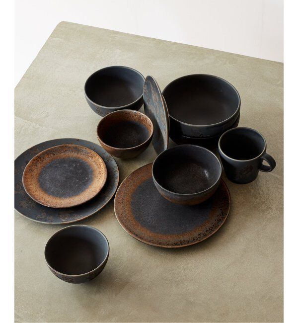 journal standard Furniture「【SAKUZAN/サクザン】作山窯&times;JSF 別注 プレート 22cm SUMI」|食器・キッチングッズ|