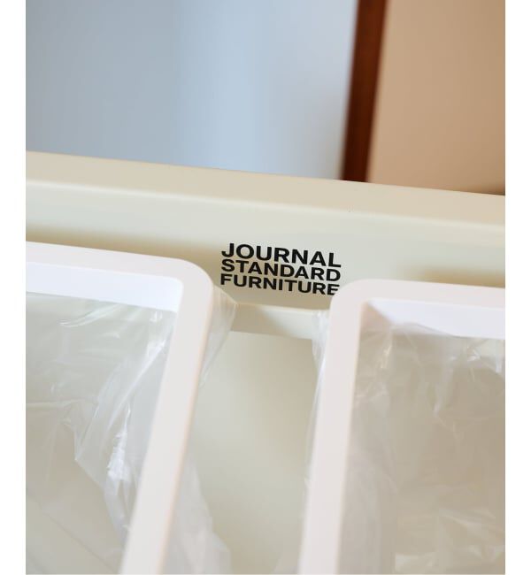 journal standard Furniture「【tower/タワー】JSF別注 目隠し分別ダストワゴン 45L 2分別」|ステーショナリー|
