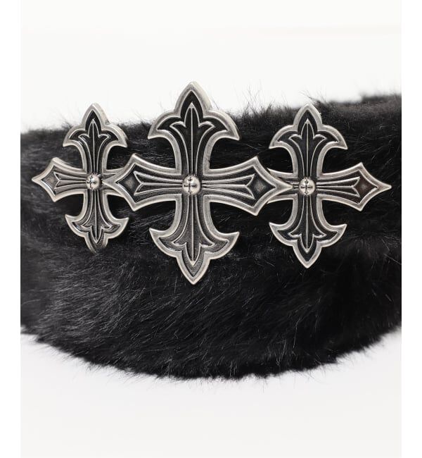 JOINT WORKS「SUPPLIER 別注 Fur Triple Cross Buckle Belt」|ベルト|