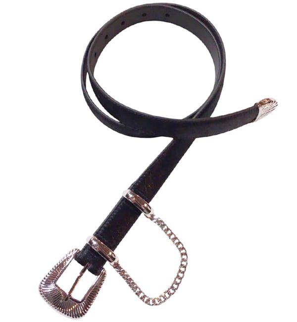 JOINT WORKS「JIEDA / ジエダ HAIRCALF WESTERN BELT」|ベルト|ブラック