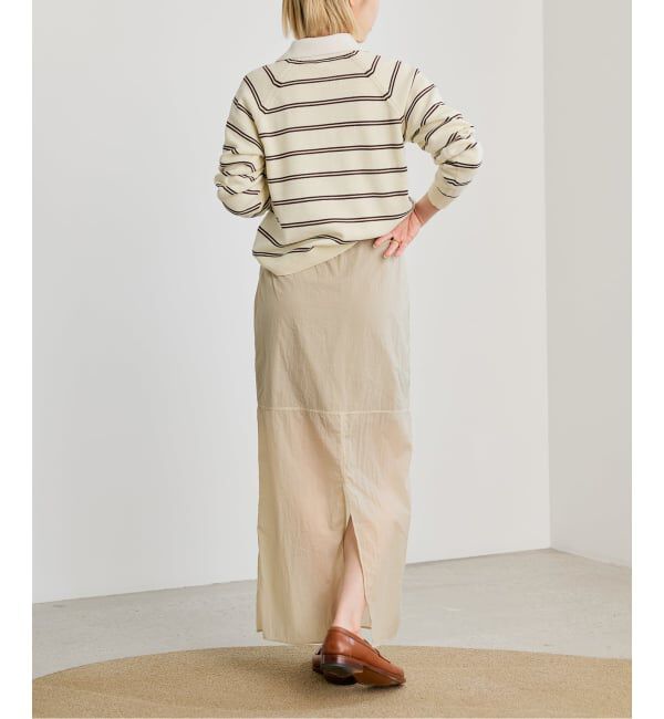 IENA LA BOUCLE「《予約》《手洗い可》IENA LA BOUCLE マルチボーダーラガーシャツニット」|ニット・セーター|