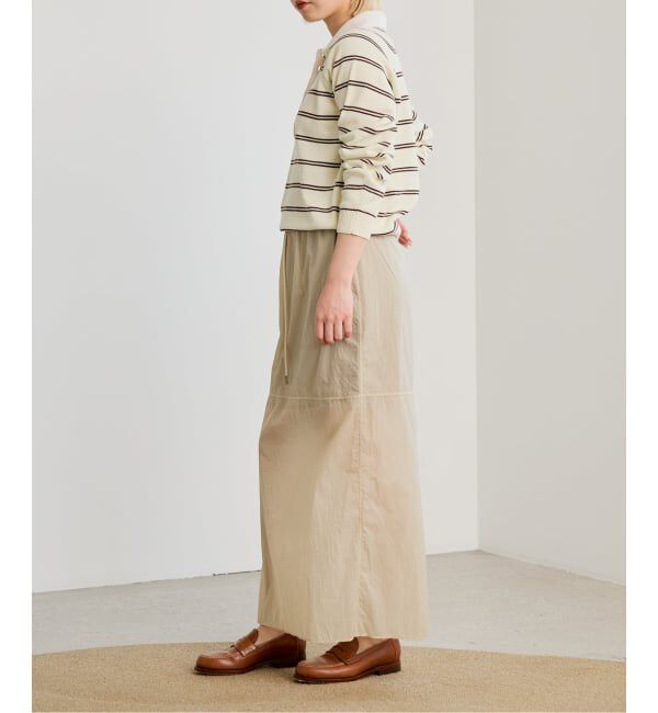 IENA LA BOUCLE「《予約》《手洗い可》IENA LA BOUCLE マルチボーダーラガーシャツニット」|ニット・セーター|