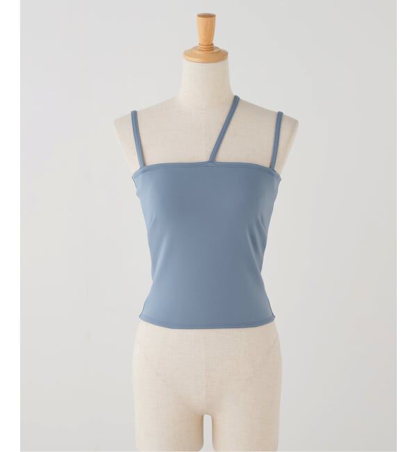 IENA「FOLKIN' VIOLETTE ROOM AQUA SWIM CAMISOLE TOP キャミソール FVR25407」|キャミソール|ブルー A