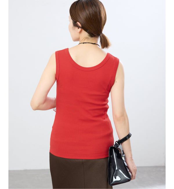 IENA「《追加2/UVカット》テレコストレッチフレンチノースリーブ」|Tシャツ・カットソー|