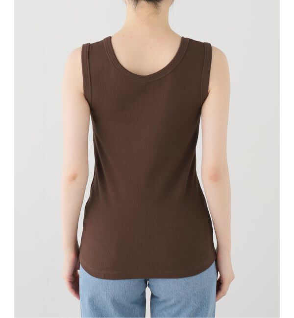 IENA「《追加2/UVカット》テレコストレッチフレンチノースリーブ」|Tシャツ・カットソー|