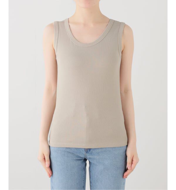 IENA「《追加2/UVカット》テレコストレッチフレンチノースリーブ」|Tシャツ・カットソー|