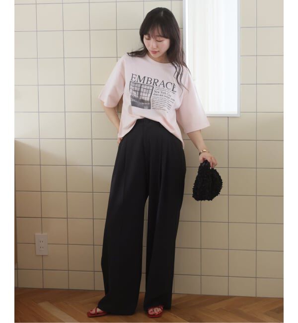 SLOBE IENA「《追加》SCREEN STARS SLOBE別注 ショートニュースペーパーTEE」|Tシャツ・カットソー|