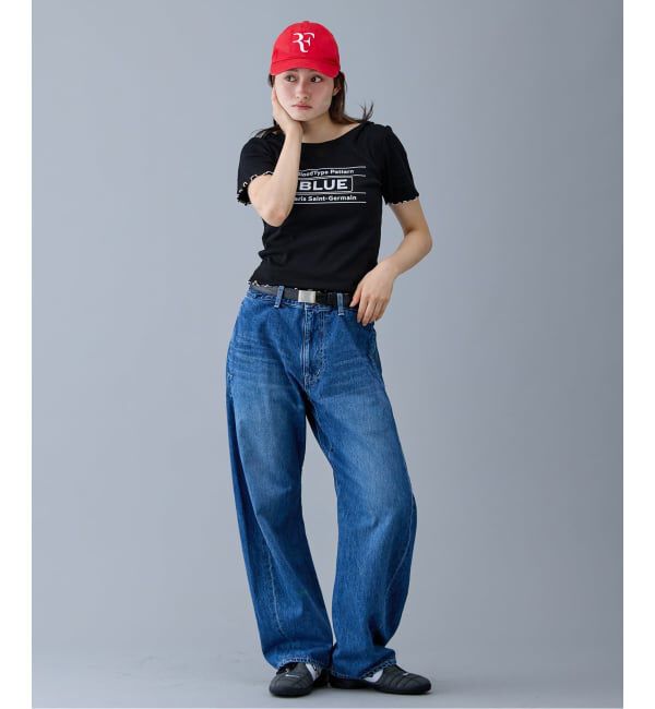 Paris Saint-Germain「【EVA*PSG】 JP  PATTERND BLUE TEE」|Tシャツ・カットソー|