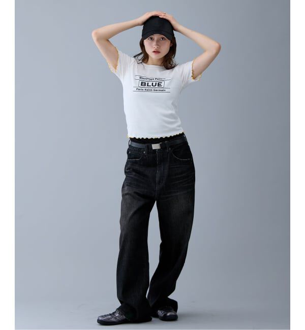Paris Saint-Germain「【EVA*PSG】 JP  PATTERND BLUE TEE」|Tシャツ・カットソー|