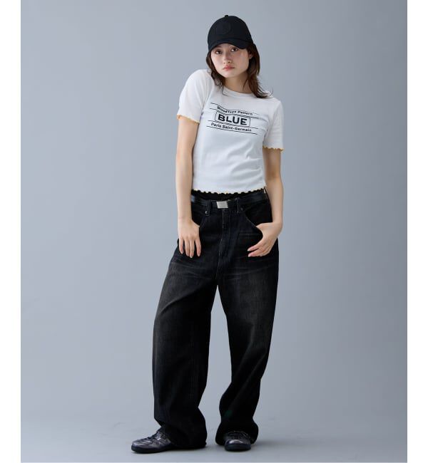 Paris Saint-Germain「【EVA*PSG】 JP  PATTERND BLUE TEE」|Tシャツ・カットソー|