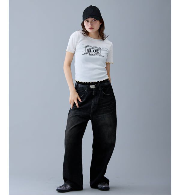 Paris Saint-Germain「【EVA*PSG】 JP  PATTERND BLUE TEE」|Tシャツ・カットソー|