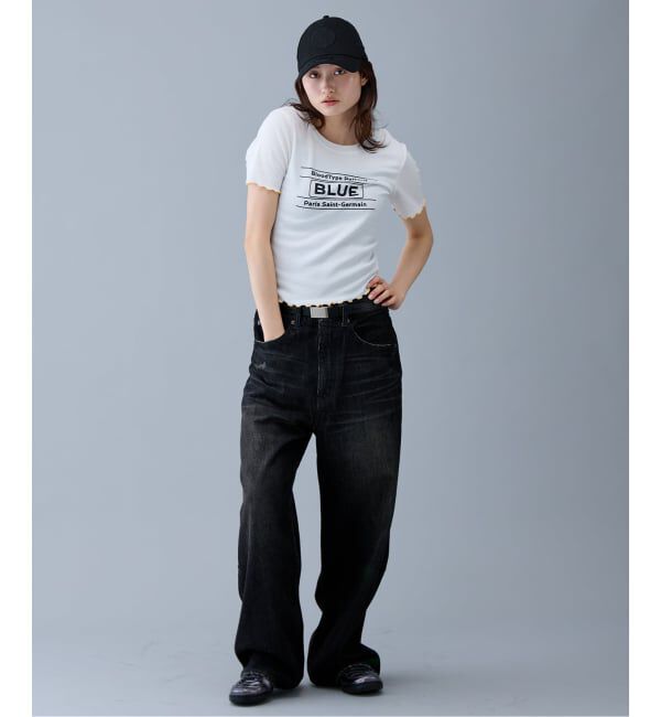 Paris Saint-Germain「【EVA*PSG】 JP  PATTERND BLUE TEE」|Tシャツ・カットソー|