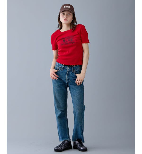Paris Saint-Germain「【EVA*PSG】 JP  PATTERND BLUE TEE」|Tシャツ・カットソー|