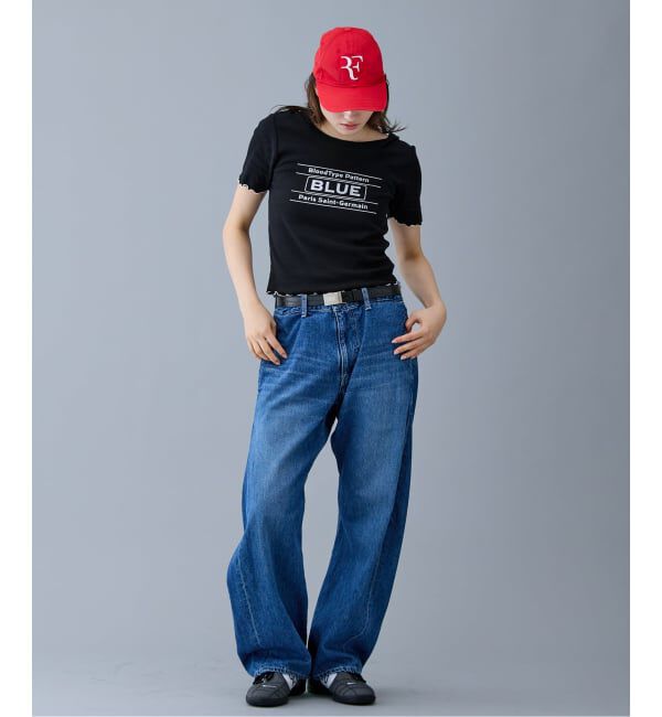 Paris Saint-Germain「【EVA*PSG】 JP  PATTERND BLUE TEE」|Tシャツ・カットソー|