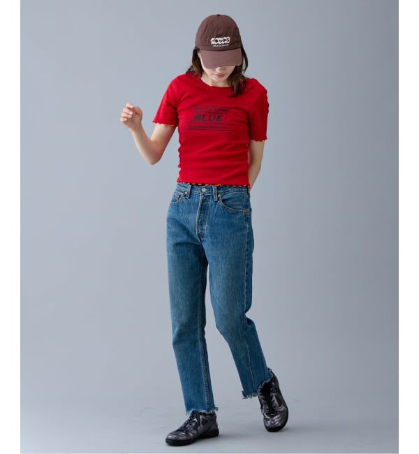 Paris Saint-Germain「【EVA*PSG】 JP  PATTERND BLUE TEE」|Tシャツ・カットソー|