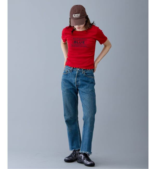 Paris Saint-Germain「【EVA*PSG】 JP  PATTERND BLUE TEE」|Tシャツ・カットソー|