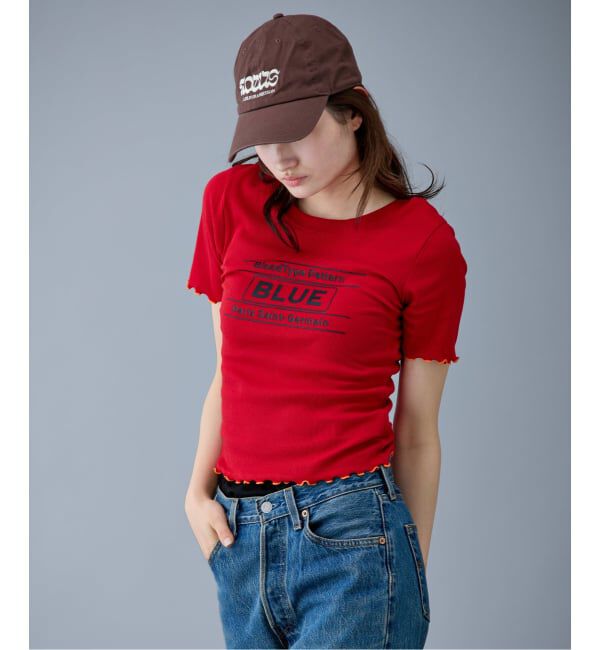 Paris Saint-Germain「【EVA*PSG】 JP  PATTERND BLUE TEE」|Tシャツ・カットソー|