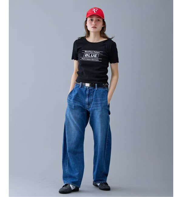 Paris Saint-Germain「【EVA*PSG】 JP  PATTERND BLUE TEE」|Tシャツ・カットソー|
