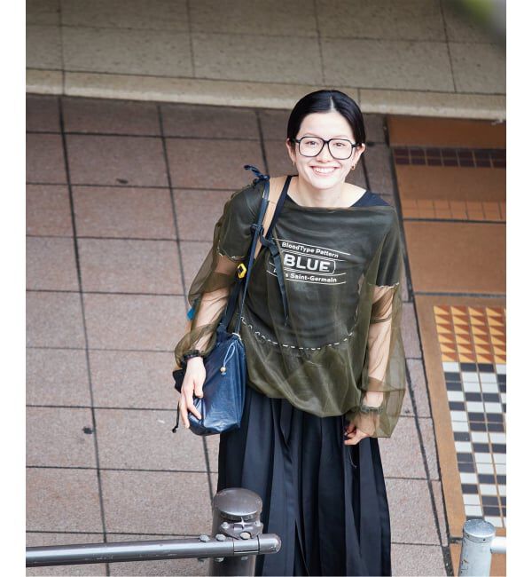 Paris Saint-Germain「【EVA*PSG】 JP  PATTERND BLUE TEE」|Tシャツ・カットソー|