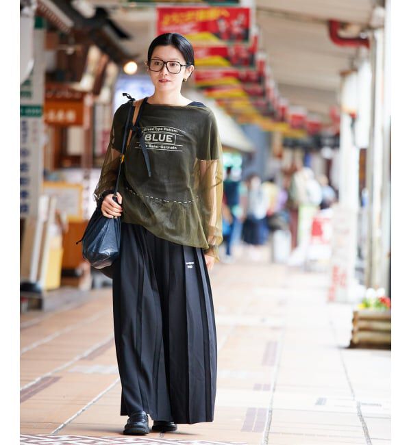 Paris Saint-Germain「【EVA*PSG】 JP  PATTERND BLUE TEE」|Tシャツ・カットソー|