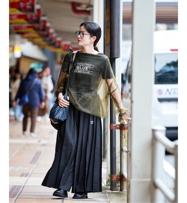Paris Saint-Germain「【EVA*PSG】 JP  PATTERND BLUE TEE」|Tシャツ・カットソー|